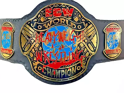 HARDCORE ECW World Heavyweight Wrestling Championship Title Belt Replica 2 MM • $128.09