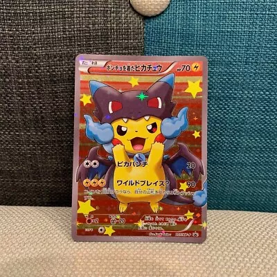 Pikachu Poncho Mega Charizard X 207/XY-P Pokemon Promo Card Japanese B65 • $2450