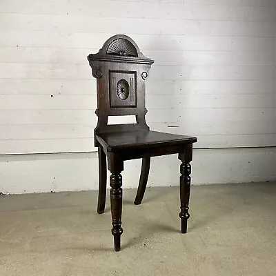 Victorian Oak Hall Chair • £265
