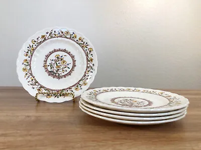 Vernon Kilns Hibiscus Bread & Butter Side Plates Vintage Dinnerware California • $25