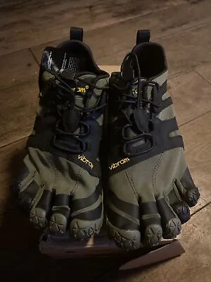 Vibram Men's V-Trail 2.0 Trail Running Shoes 8.5-9 US 7.5-8 Ivy/Black • $105