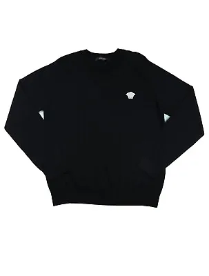 Designer Mens Versace Medusa Embroidered Sweater • $500