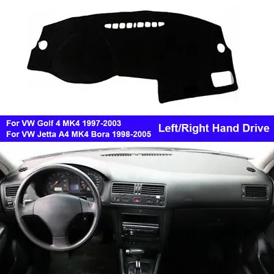 Car DashMat Dashboard Cover Carpet For VW Golf 4 1997-2003 Jetta Bora 1998- 2005 • $19.99