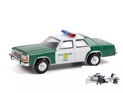 Diecast Car W/police Figurine Set Miami-dade Pd 1983 Ford Ltd Crown Victoria • $16.99
