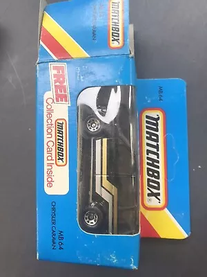 Matchbox MB 64 Chrysler Caravan Dodge 1983 Macao • £12.50