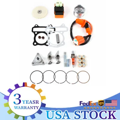 50mm Big Bore Cylinder Piston Kit GY6 100CC Scooter Moped 1P39QMB 139QMB US • $60