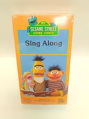Sesame Street Sing Along VHS - RARE VINTAGE W/ SongBook BRAND NEW SEALED • $39.99