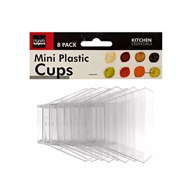 Bulk Buys HC008-36 HC008 Clear Mini Plastic Condiment Cups Set Natural • $1.99