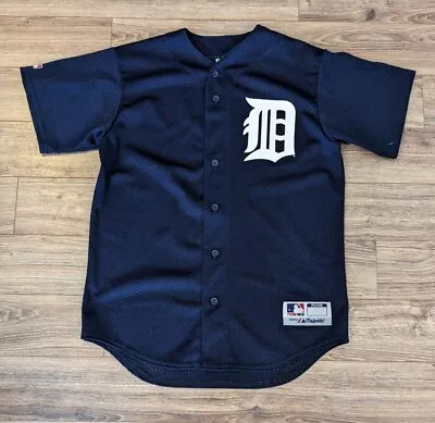 VTG Majestic Detroit Tigers Quintana Jersey Team MLB Baseball Mens Mesh - M Read • $29.97