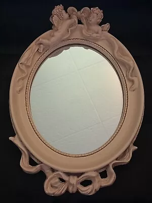 £19.99 • Buy Vintage Wall Mirror Cherub White Baroque Rococo Style 14 X 10 Inches 