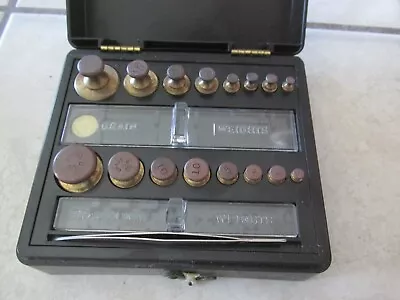 Vintage OHAUS 5601 Apothecary Scale Gram Weight Set With Balance And Case • $44.95