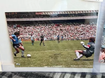 Maradona Signed World Cup Photo 16x12 - Icons & Fanatics Certified • $2000