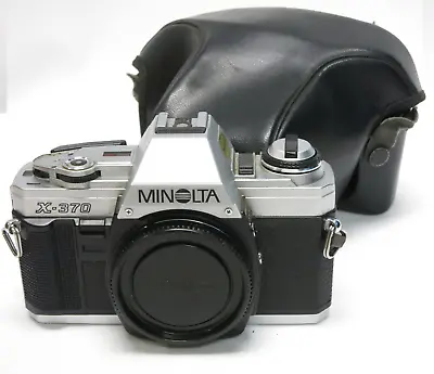 Minolta X-370 SLR Camera W/ Case - Lenses Do Not Stay On • $24.56