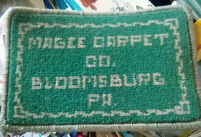 Magee Carpet Bloomsburg Pa. Advertising Salesman Sample  • $15