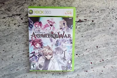 Record Of Agarest War (Xbox 360 2010) *CIB With Manual & Soundtrack *Free Ship • $18.95