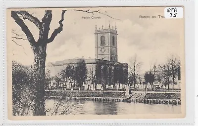 £2.99 • Buy Burton On Trent Staffordshire Parish Church River And Cemetery #75