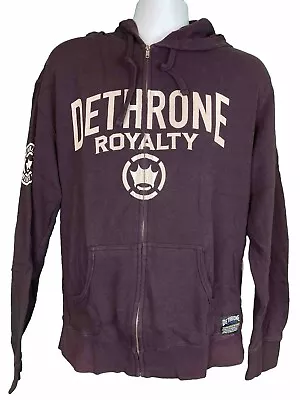 Dethrone Royalty Hooded Sweatshirt XL Hoodie Cotton Poly Blend MMA UFC • $14.99