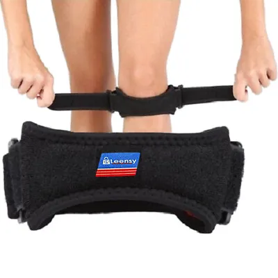 KNEE Patella SUPPORT Brace Strap Magnetic Neoprene Arthritis Pain Relief Running • £3.89