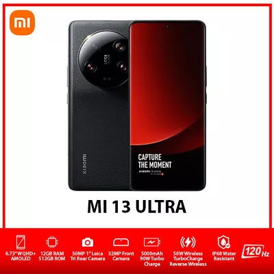 $1870.99 • Buy New Xiaomi Mi 13 Ultra Dual SIM AU Stock Android Mobile Phone – Black/12GB+512GB