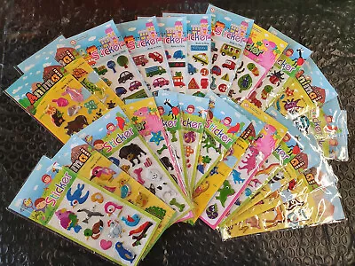 £1.95 • Buy Kids 3d Puffy Reusable Stickers Cars Insects Animals Fashion Dinosaur Birds Cats