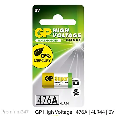 GP 4LR44 6V Alkaline Long Lasting Batteries 476A A544 PX28A L1325 Longest Expiry • £2.89