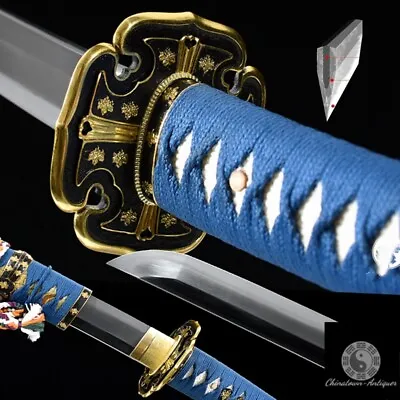 Sharp Japanese Shrine Tachi Samurai Sword Katana Kobuse Jihada Forged Steel#2254 • $2105.45