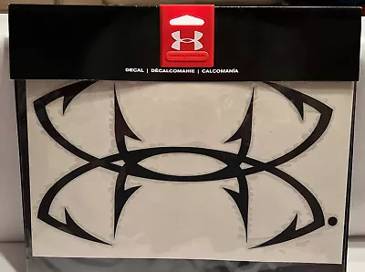 2 New Under Armour Decal Logo Fish Hook 12” Black. Lighting And Oak Tree Style • $8