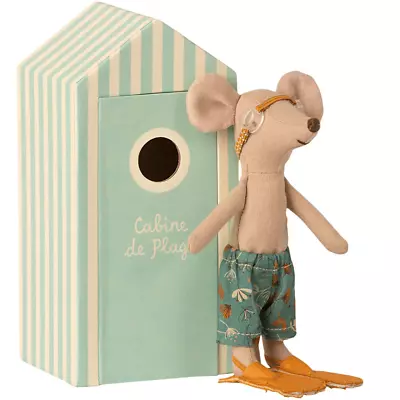 Maileg Big Brother Mouse In Cabin De Plage • $55.99