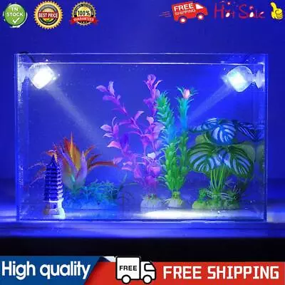 1W Mini Waterproof Aquarium LED Light Fish Tank Underwater Lighting Lamp • $13.96