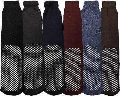 Yacht & Smith Mens Thermal Slipper Socks Assorted Colors (6 Pairs (10-13)) • $16.68