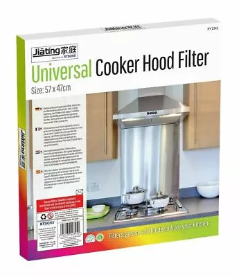 Universal Cooker Hood Kitchen Extractor Fan Filter Exhaust Grease - CUT TO SIZE • £3.85