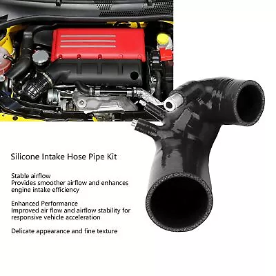 Black Silicone Intake Hose Pipe Kit Replace For Abarth 500 595 695 1.4L Tu✧ • $144.70