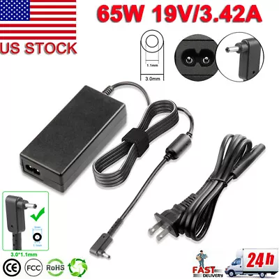 65W AC Adapter For Acer Chromebook ASC720 15 N15Q9 N5Q9 Laptop Power Charger  • $11.49