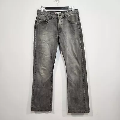Levis 503 Mens Jeans Grey W30 L28 Bootcut Leg Regular Fit Hemmed Pants  • $19.97
