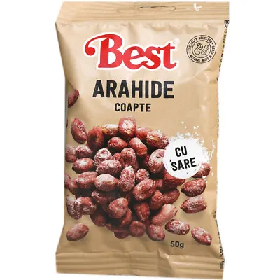 Baked And Salted Peanuts BEST NUTS Arahide Coapte Si Sarate 50g • £3.84
