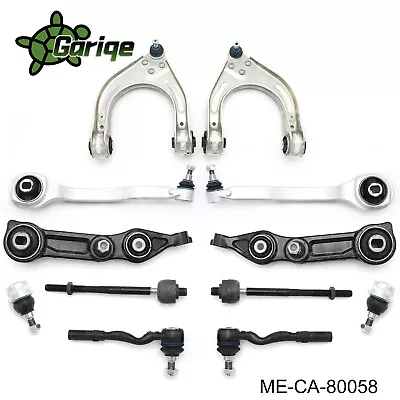 12Pcs Front Suspension Control Arms Tie Rods Ball Joints Kit For Mercedes W211 • $225