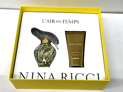 L'Air Du Temps Nina Ricci Women Perfume EDT Spray 1.7 Oz & Lotion  2PCS Gift Set • $79.99