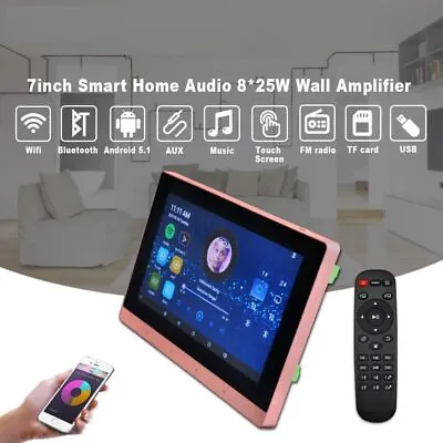 On-Wall Amplifier WIFI Touch Screen Bluetooth Android Audio 7  Background Music • $486.99