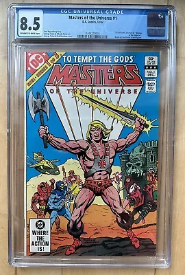 Masters Of The Universe #1 DC 1982 Kupperberg - Tuska CGC 8.5 OW/White Pages • $54.99