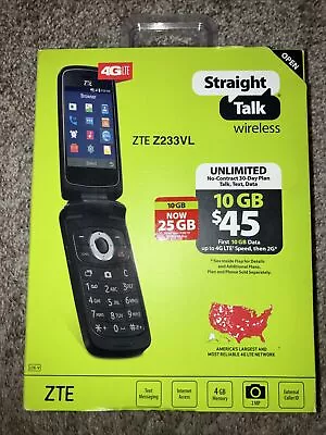 ZTE (Z233VL) Straight Talk Wireless PagePlus Prepaid Flip Phone ***SEALED*** • $44.99