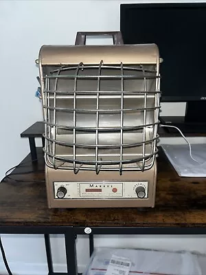 Vintage USA Markel Electric Floor Space Heater Model 1952426 Works • $49