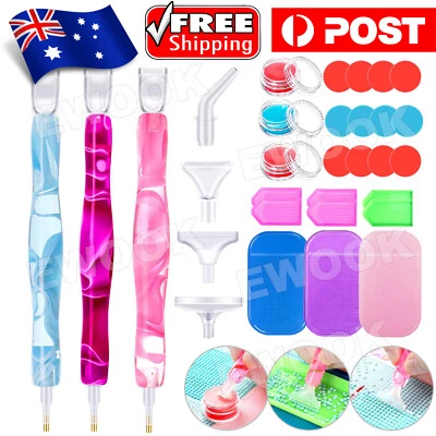 $8.95 • Buy 5D 6-Head Diamond Painting Tools Box Diamond Accessories Diy Art Craft Pen Set