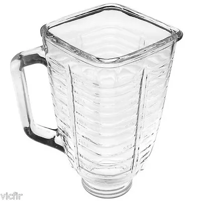 $18.99 • Buy 5 Cup Square Top Glass Jar Replacement Part, Fits Oster & Osterizer Blenders
