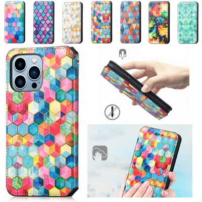 $18.86 • Buy For IPhone 15 14 13 12 Pro XS Max XR 8 7 6 Plus Wallet Leather Flip Case Cover