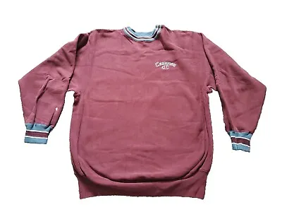 Vintage Champion Crewneck Sweatshirt Size XL Spell Out 90s Burgundy (READ) • $19.90