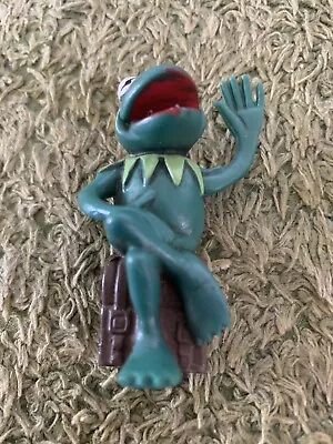 Schleich Muppets Kermit The Frog | 1980 W. Germany HA Figure (6cm) • £5