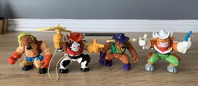 1991 Hasbro Cowboys Of Moo Mesa Toy Action Figure Lot Of 4 Cowlorado Bull Moo • $65