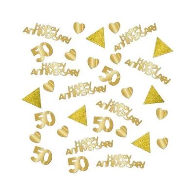 £3.50 • Buy Golden Wedding Table Confetti 50th Anniversary Table Decorations Extra Large Bag
