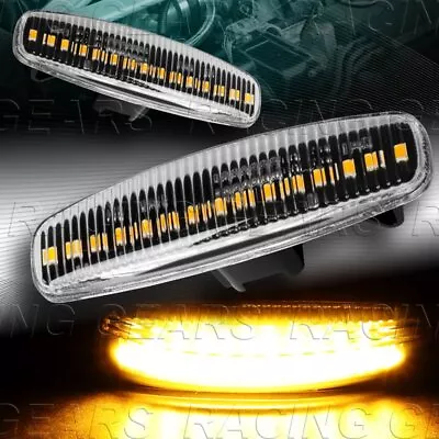 Clear Lens Amber Led Side Marker Lights Fit Infiniti M35 M45 G35 G37 Ex35 Ex37 • $16.95