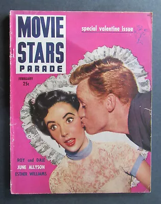 Elizabeth Taylor January 1950 MOVIE STARS PARADE Magazine VAN JOHNSON • $10